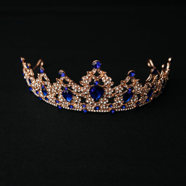 Ophelia's Tiara in Blue & Gold