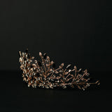 Ingrid's Tiara in Black and Gold - Side