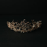 Ingrid's Tiara in Black and Gold - Top Angle