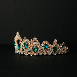 Michelle's Tiara in Green & Gold