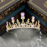 Bianca's Tiara in Lavender Purple and Gold