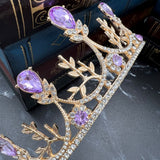 Bianca's Tiara in Lavender Purple and Gold