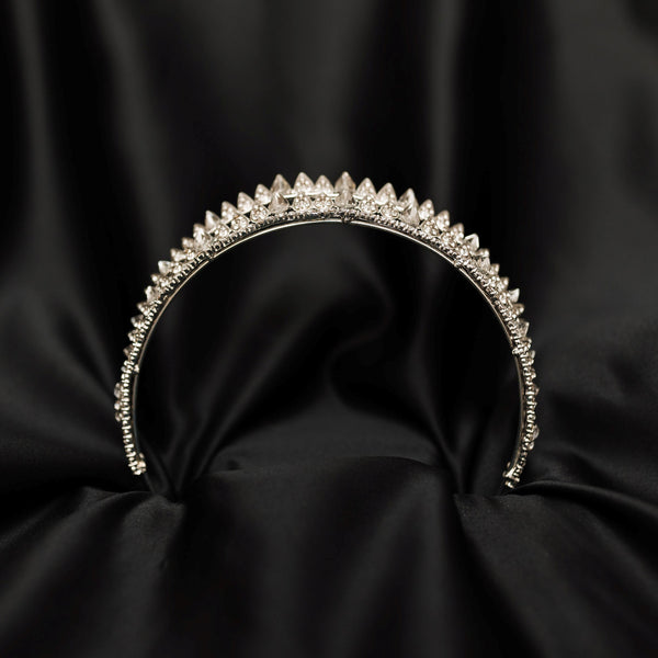 Kristin's Tiara in Silver - Bottom