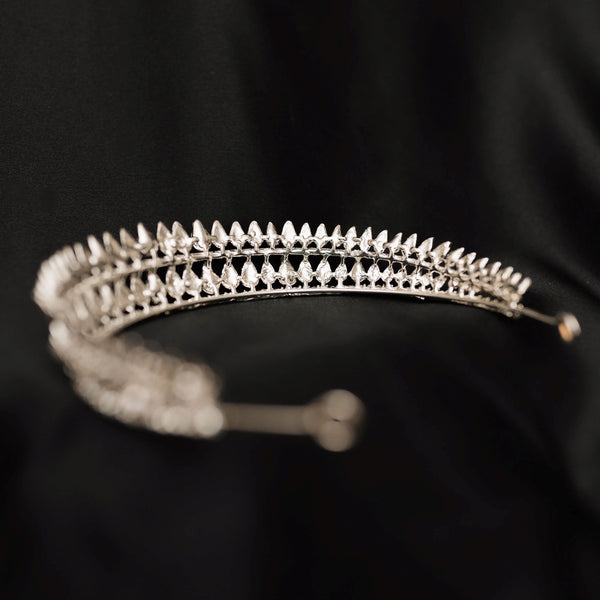 Kristin's Tiara in Silver - Back