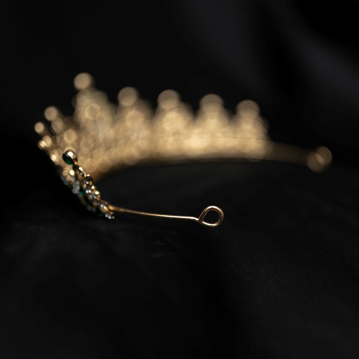 Ophelia's Tiara In Green & Gold