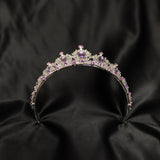 Ophelia's Tiara in Lavender & Silver