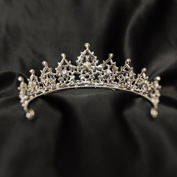Ophelia's Tiara in Lavender & Silver