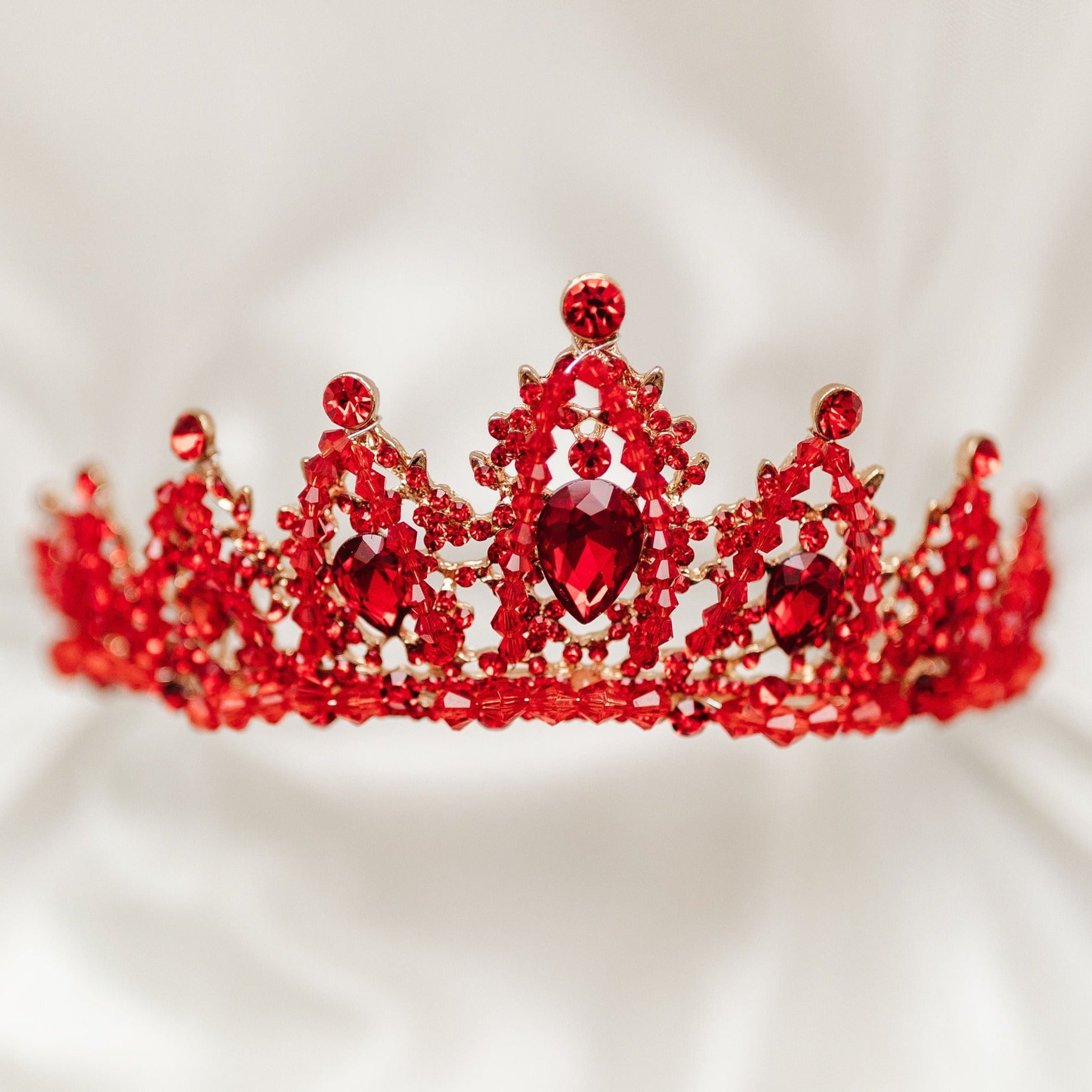 Ophelia's Tiara in Red & Rose Gold