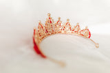 Ophelia's Tiara in Red & Rose Gold