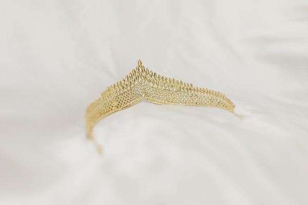 Paola's Tiara in Green & Black
