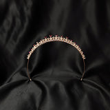 Rory's Tiara in Rose Gold & Purple Maroon Color Crystals