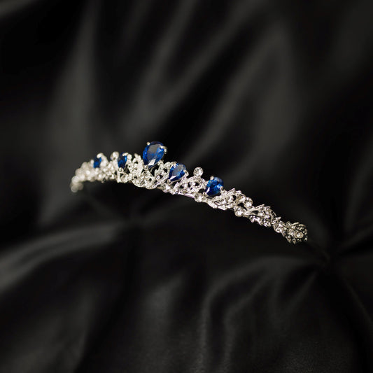 Sadie's Tiara in Blue & Silver