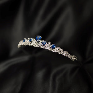 Sadie's Tiara in Blue & Silver