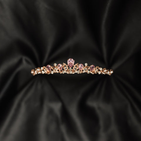 Sadie's Tiara in Pink & Rose Gold