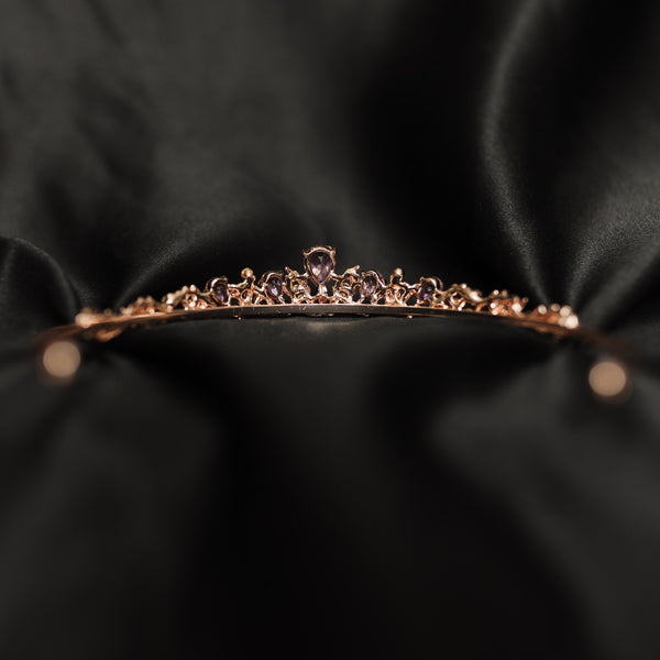 Sadie's Tiara in Pink & Rose Gold