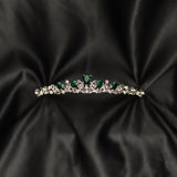 Sadie's Tiara in Green & Silver