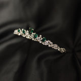 Sadie's Tiara in Green & Silver