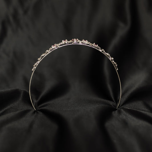 Sadie's Tiara in Pink & Silver