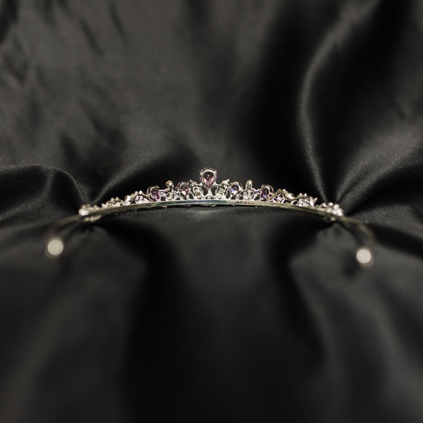 Sadie's Tiara in Pink & Silver