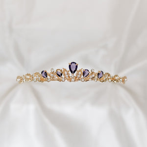 Sadie’s Tiara in Purple & Gold
