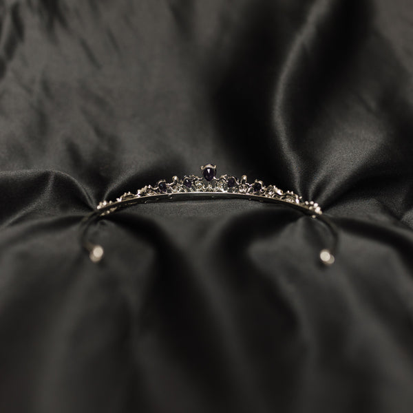 Sadie's Tiara in Purple & Silver