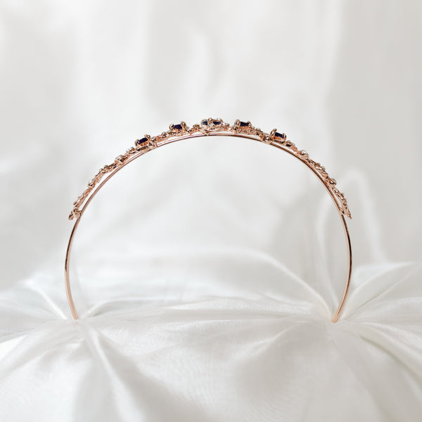Sadie's Tiara in Purple & Rose Gold