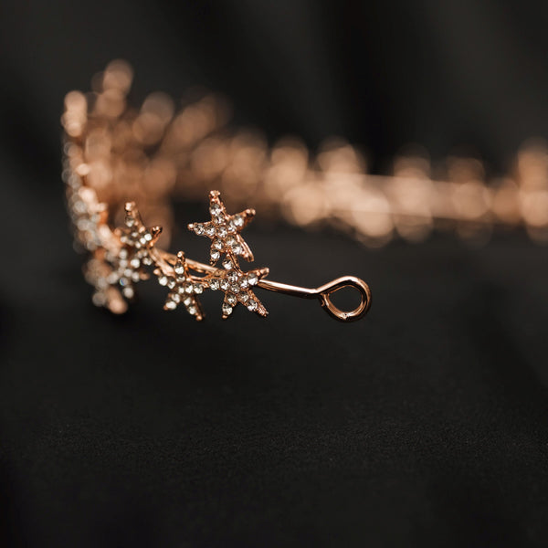 Sarah's Star Head Band in Rose Gold - End