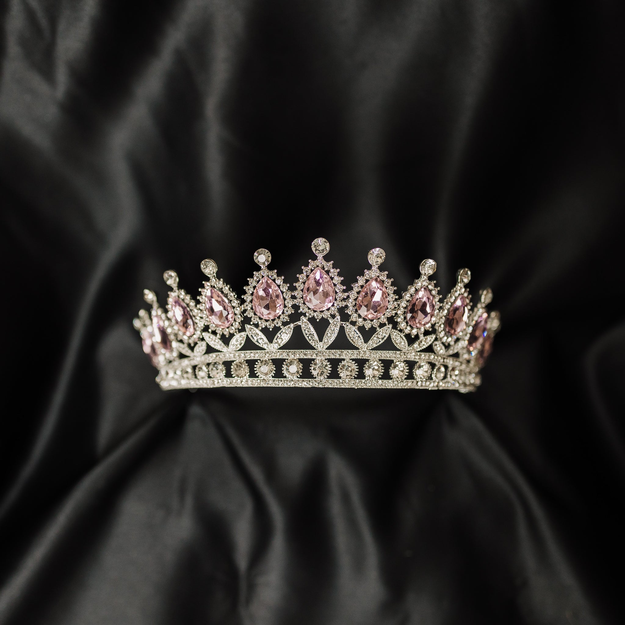 Saya's Tiara in Pink & Silver – Auburn & Main
