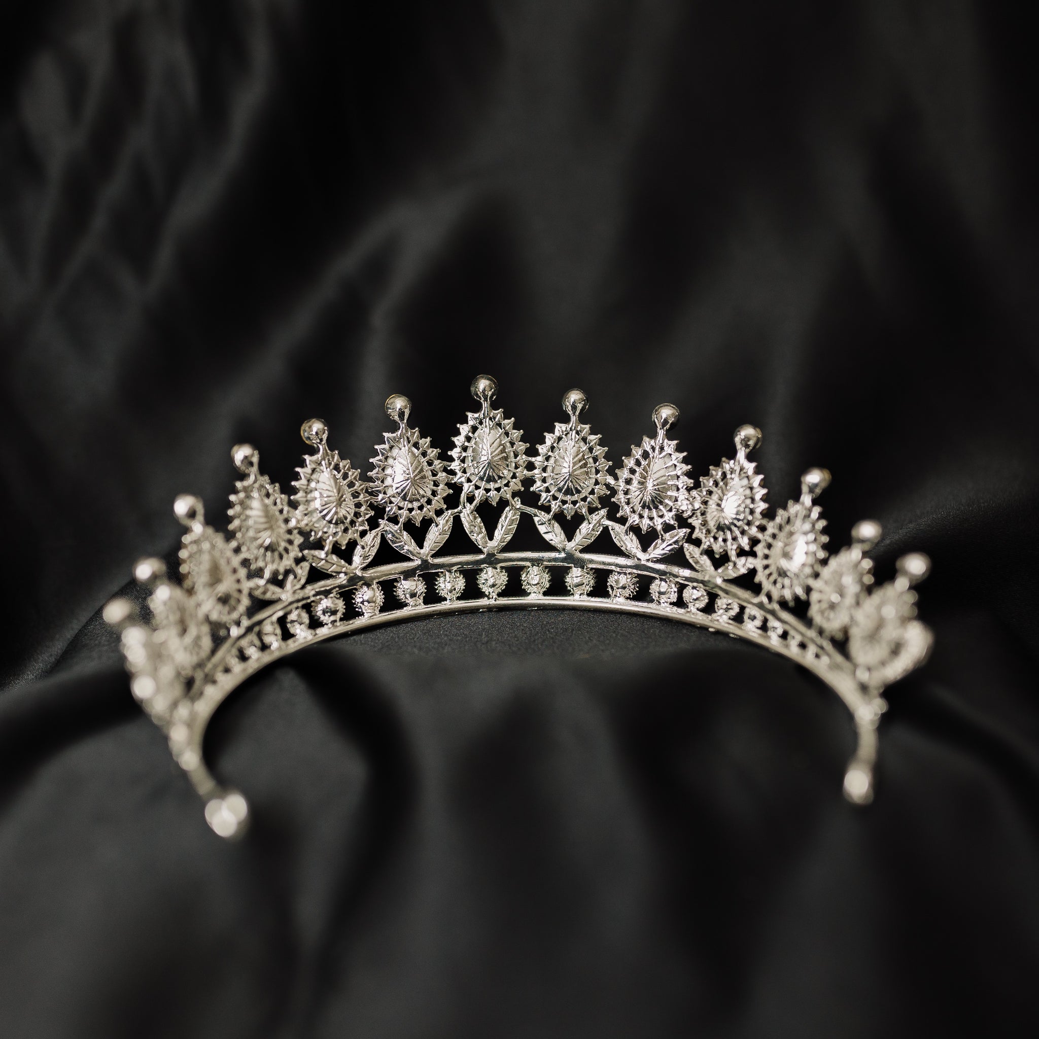 Saya's Tiara in Pink & Silver – Auburn & Main