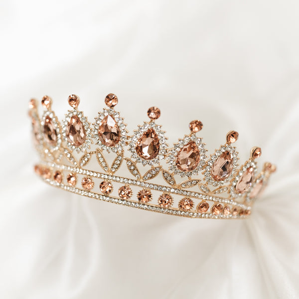 Saya's Tiara in Peach Pink