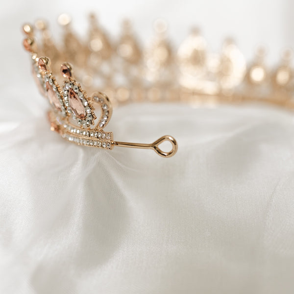 Saya's Tiara in Peach Pink