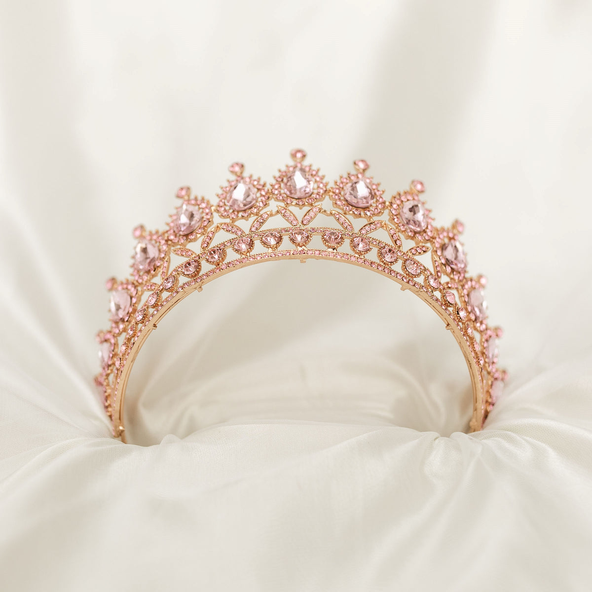 Saya's Tiara in Pink & Gold