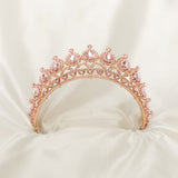 Saya's Tiara in Pink & Gold