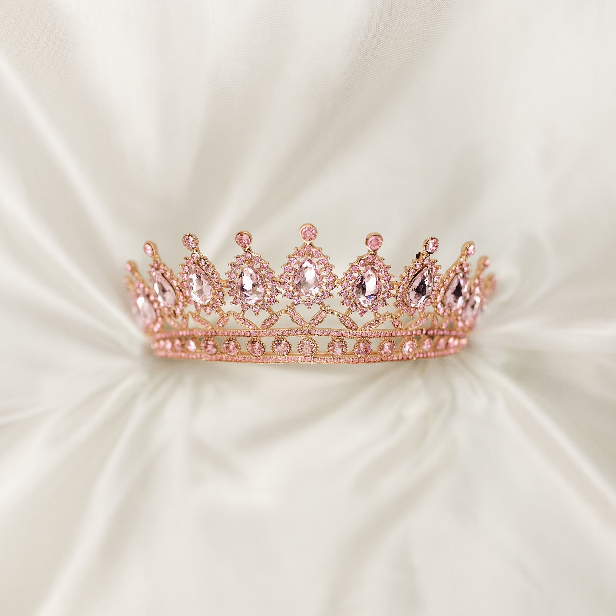 Saya's Tiara in Pink & Gold