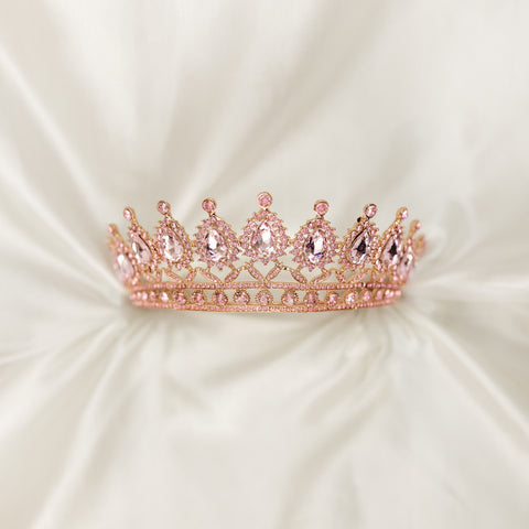 Saya's Tiara in Pink & Gold
