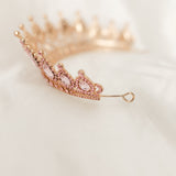 Saya's Tiara in Pink & Gold