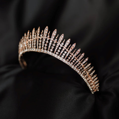 Theia's Tiara in Rose Gold - Angle