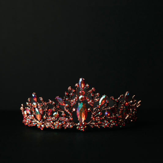 Vera's Tiara in Iridescent Pink - Front