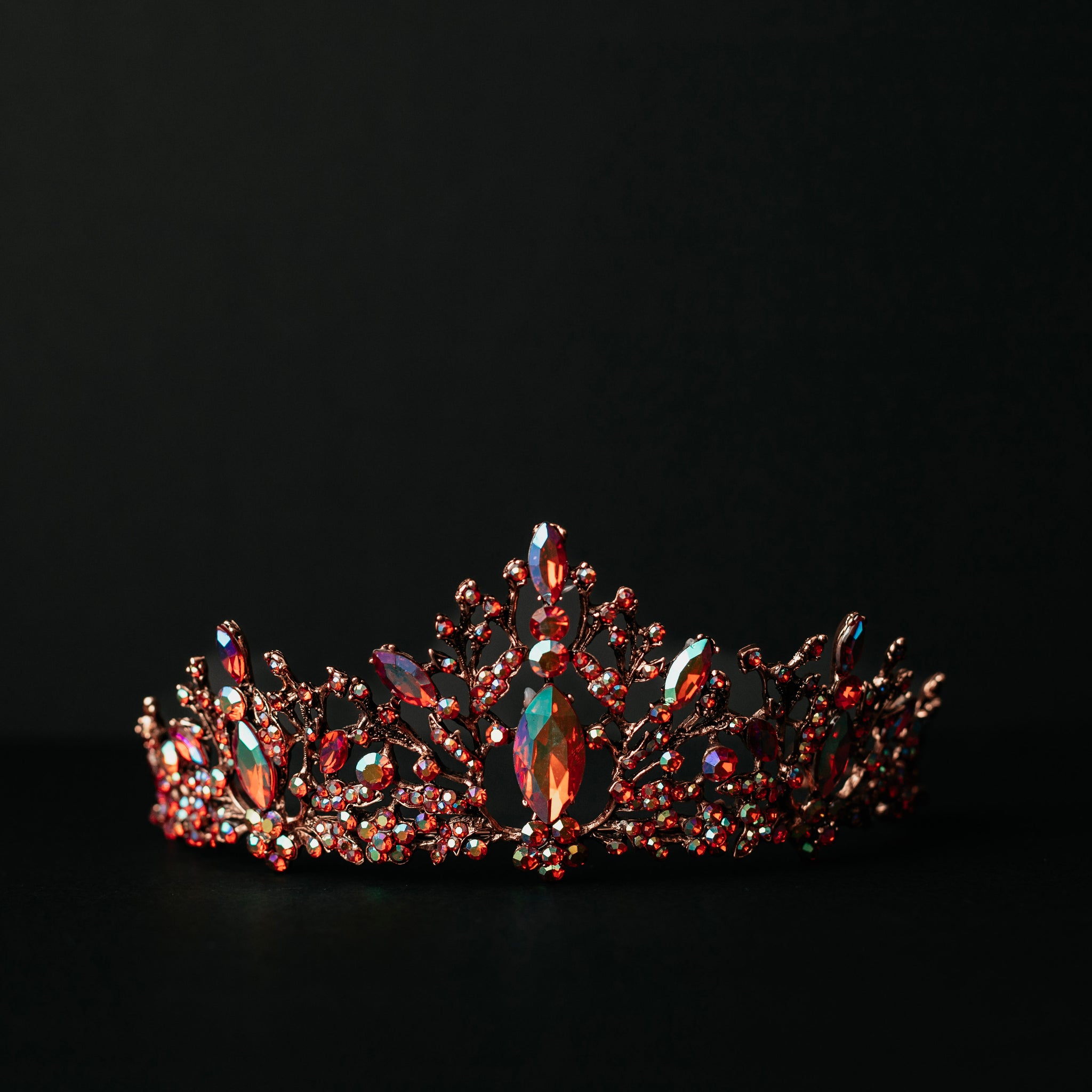 Vera's Tiara in Iridescent Pink - Front