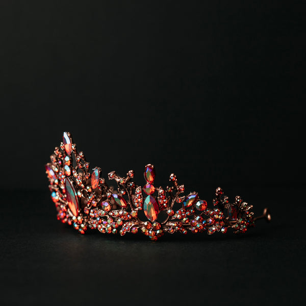 Vera's Tiara in Iridescent Pink - Side