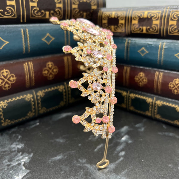 Ophelia's Tiara Pink & Gold - Side