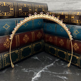 Rory's Tiara in Gold with Purple Maroon Color Crystals