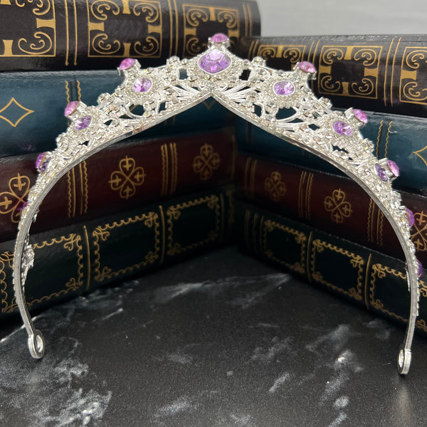 Regina's Tiara in Lavender & Silver