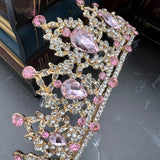 Ophelia's Tiara Pink & Gold - Closeup