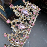 Ophelia's Tiara Pink & Gold - Closeup