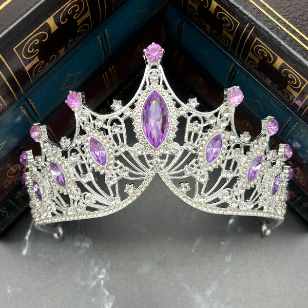 Regina's Tiara in Lavender & Silver